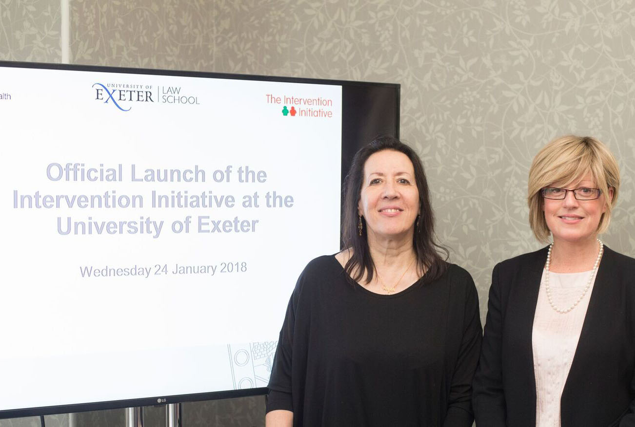 Launch of The Intervention Initiative with Provost Prof Janice Kay